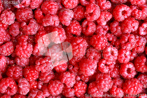 Image of raspberries background 