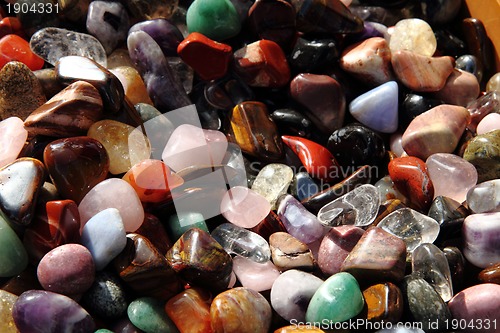 Image of gemstones background