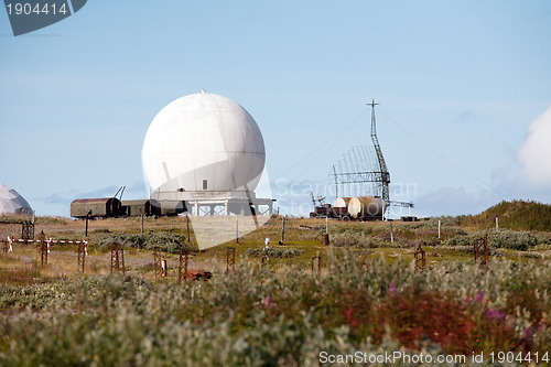 Image of big scientific aerials