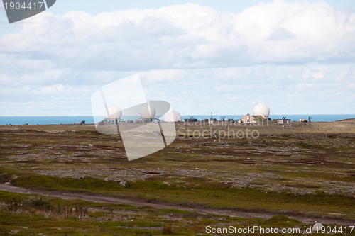 Image of big scientific antennas