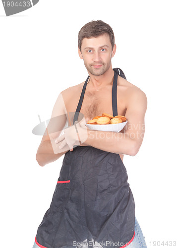 Image of Man trying his hand at baking