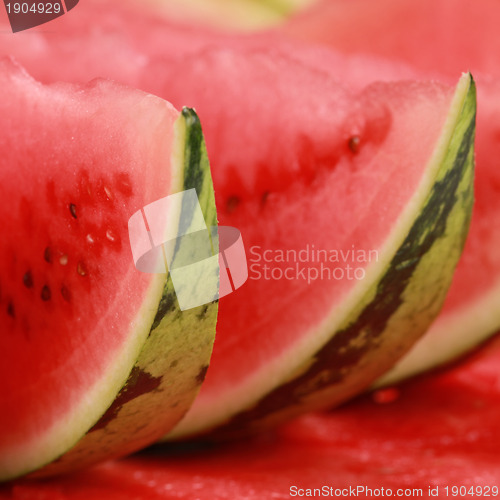 Image of Slices of watermelon