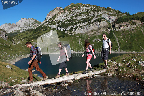 Image of Hiking in the mountains