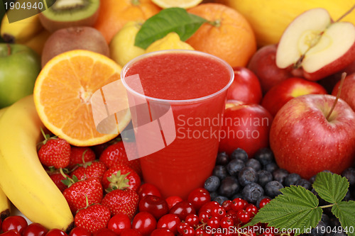 Image of Fresh juice from red fruits