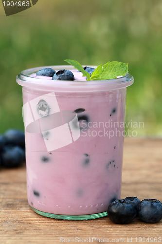 Image of Blueberry yogurt