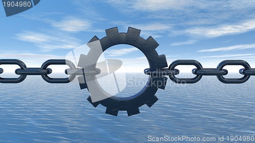 Image of gear wheel chain