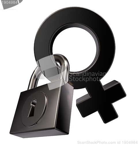 Image of female lock