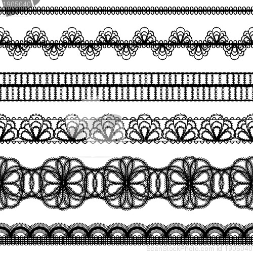 Image of lace borders. design elements