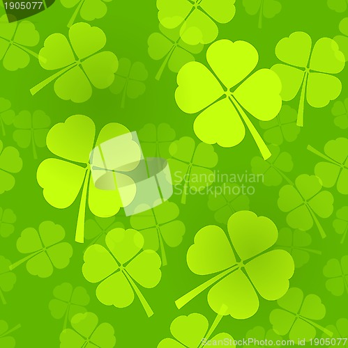 Image of Four-Leaf Clover Pattern