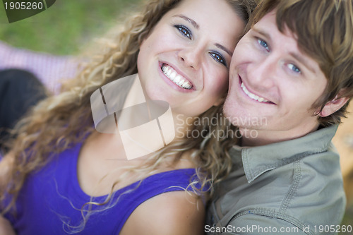 Image of An Attractive Couple Enjoying A Day in the Park