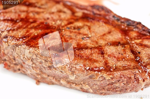 Image of Juicy rib-eye beef steak