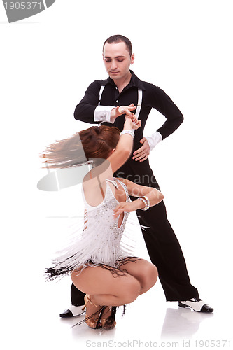 Image of latino dancing couple 