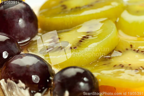 Image of closeup of a fruit cake