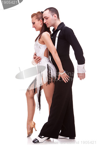 Image of couple of latino dancers posing