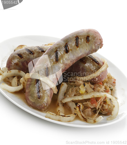 Image of Sausages With Sauerkraut