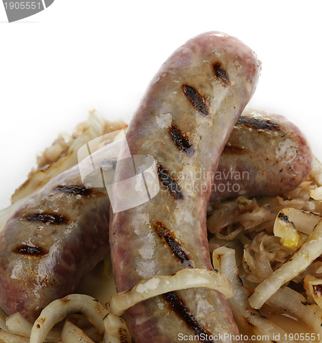 Image of Sausages With Sauerkraut