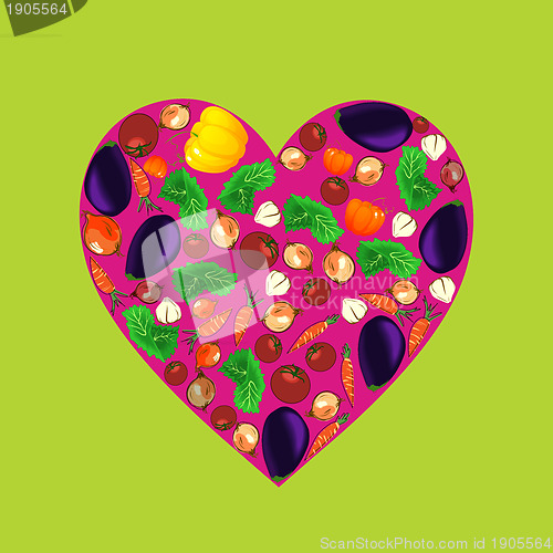 Image of Veggie heart