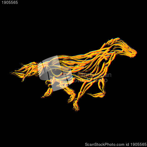 Image of Fiery horse