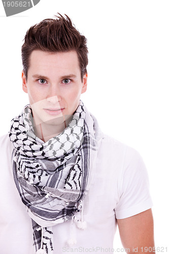 Image of young casual man portrait