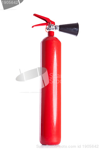 Image of long red fire extinguisher