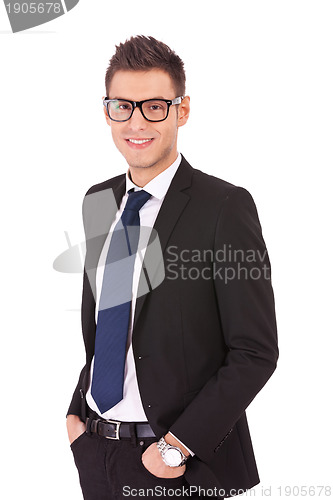 Image of Confident modern business man