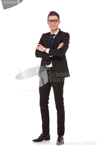 Image of full body picture of a business man