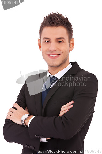 Image of smiling young business man