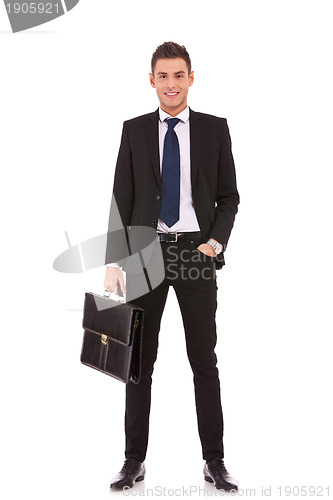 Image of Business man with briefcase