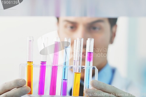 Image of research and  science people  in laboratory