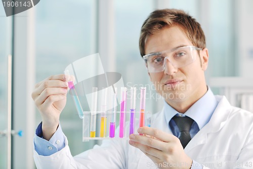 Image of research and  science people  in laboratory