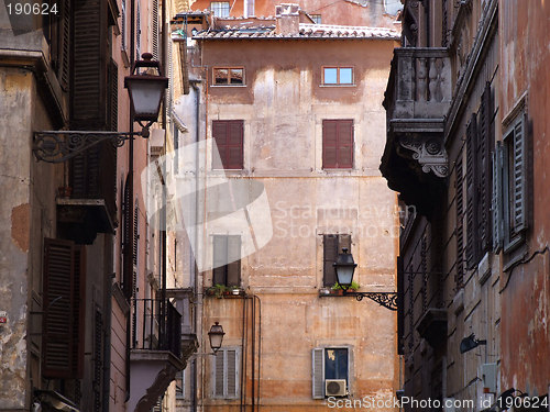 Image of Street and architecture in Rome