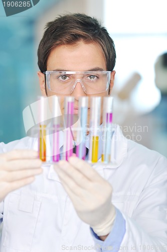 Image of research and  science people  in laboratory