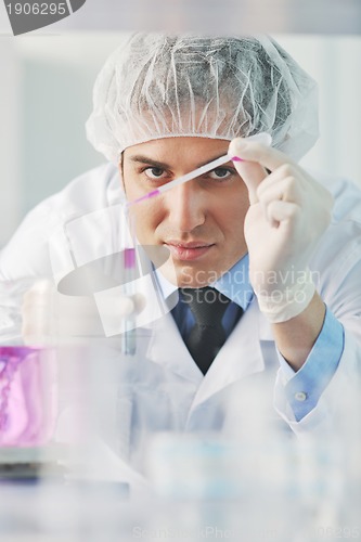Image of research and  science people  in laboratory
