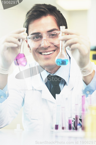 Image of research and  science people  in laboratory