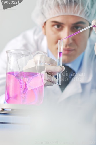 Image of research and  science people  in laboratory