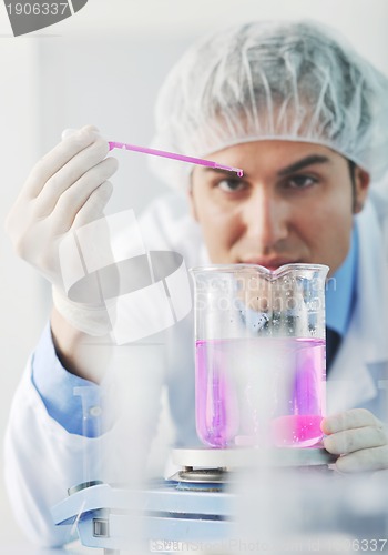 Image of research and  science people  in laboratory