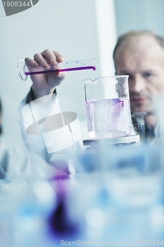 Image of research and  science people  in laboratory