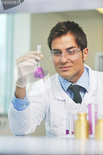 Image of research and  science people  in laboratory