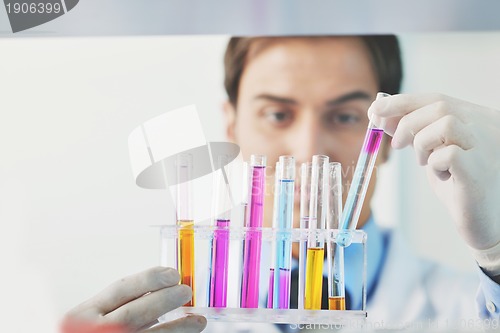 Image of research and  science people  in laboratory