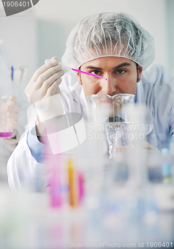 Image of research and  science people  in laboratory