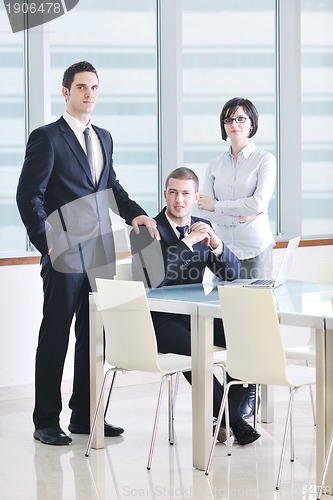 Image of group of business people at meeting