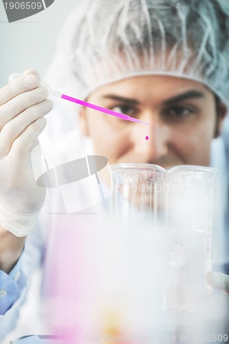 Image of research and  science people  in laboratory