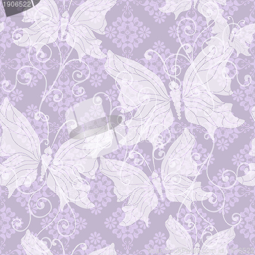 Image of Gentle floral pattern