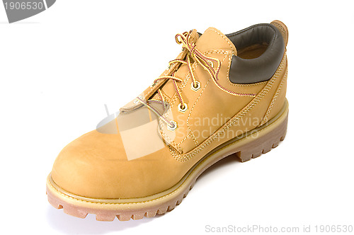 Image of rugged outdoor low cut oxford work shoe boot cushion collar