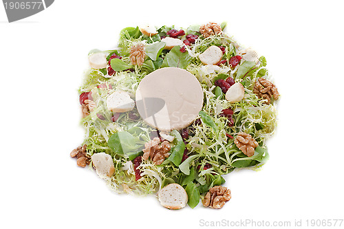 Image of salad with foie gras