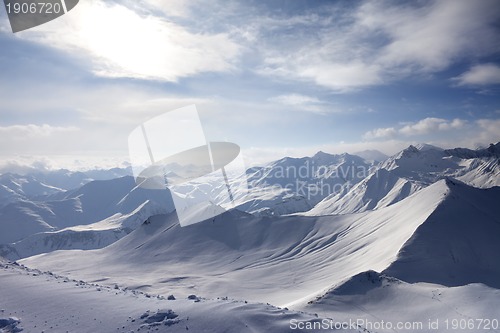 Image of View of off-piste slope