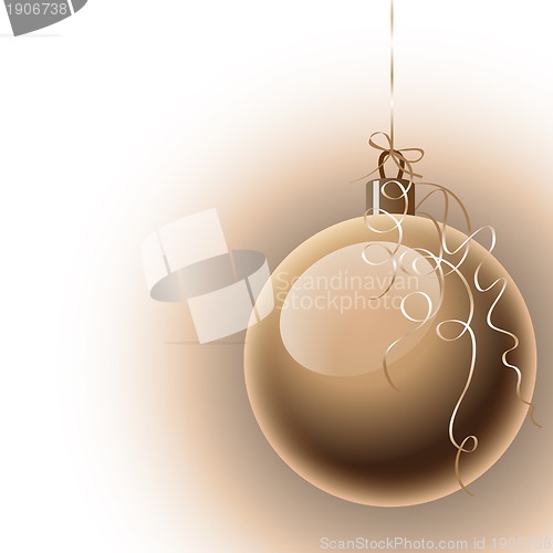 Image of Christmas background with ball