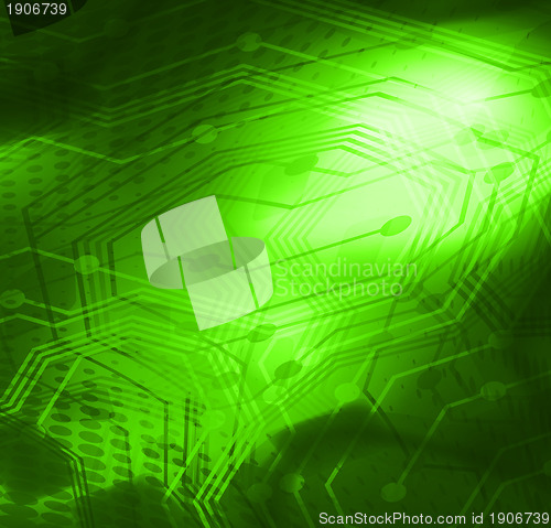 Image of green stylish fantasy background 