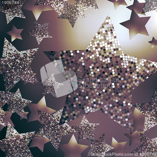 Image of Christmas stars background
