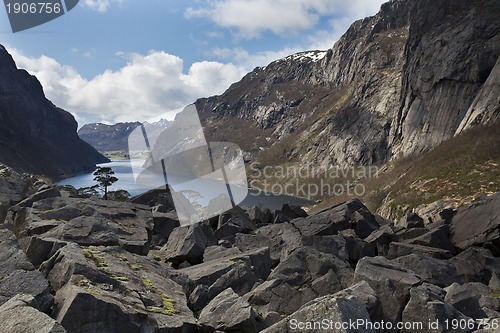 Image of deep valley in norway